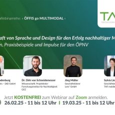 Webinar: Die Kraft von Sprache & Design für den Erfolg nachhaltiger Mobilitätsangebote (Webinar | Online)
