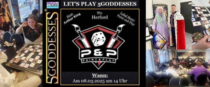 Cardgame 5Goddesses mit Designsie bei Paint and Play in Herford am 08.03.2025 (Unterhaltung / Freizeit | Herford)