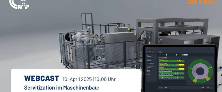 Servitization im Maschinenbau: SITECs Weg zum digitalen Service-Anbieter (Webinar | Online)