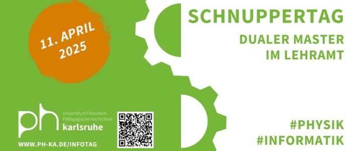 Dualen Masterstudiengang Lehramt bei Schnuppertag am 11. April kennenlernen (Sonstiges | Karlsruhe)