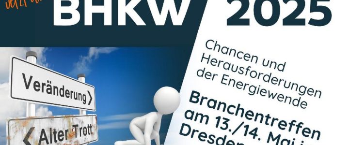 BHKW 2025 – Chancen und Herausforderungen der Energiewende (Kongress | Dresden)