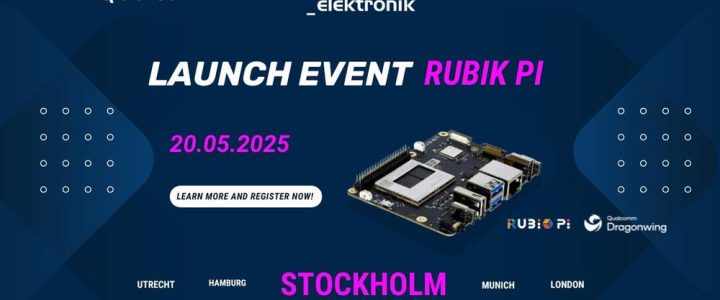 Interactive RUBIK Pi Launch Event in Stockholm (Seminar | Stockholm)