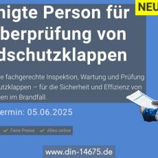 Befähigte Person für die Überprüfung von Brandschutzklappen (Schulung | Online)