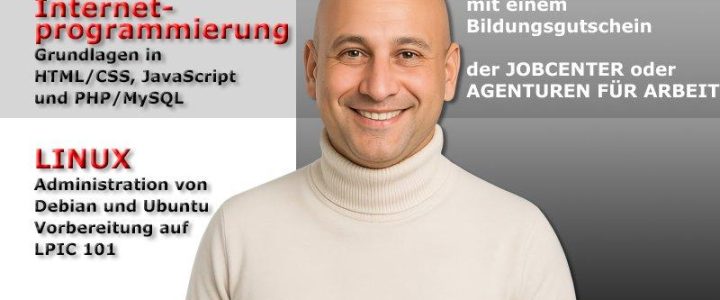Weiterbildung in Internetprogrammierung und Webdesign – 100 % BGS-gefördert (Schulung | Berlin)