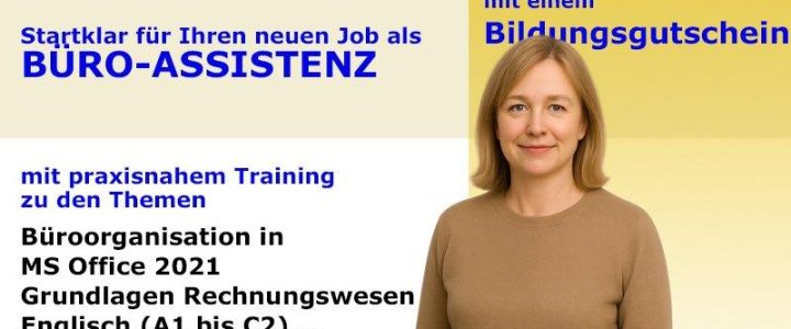 Fit für den Büroalltag: MS Office, Buchhaltung und Englisch auf Profi-Niveau (Schulung | Berlin)