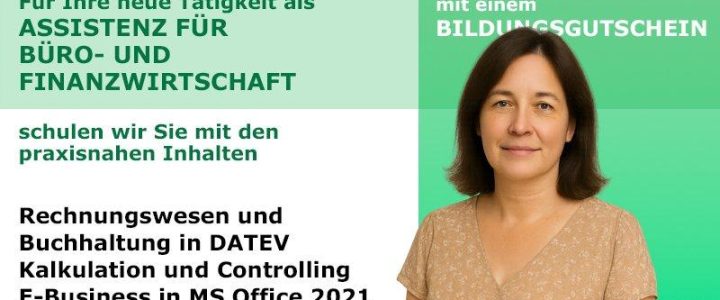 Fit für Büro & Finanzen – Ihre Weiterbildung mit 100 % Förderung (Schulung | Berlin)