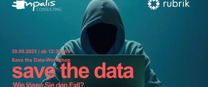 Save the Data-Workshop mit Rubrik und Empalis: IT-Krimi mit Dinner am 30. September 2025 (Workshop | Ludwigsburg)