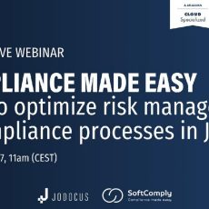 Compliance made easy – How to optimize risk management & compliance processes in Jira (Webinar | Online)