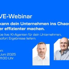 KI kann dein Unternehmen ins Chaos stürzen oder effizienter machen. (Webinar | Online) KI kann dein Unternehmen ins Chaos stürzen oder effizienter machen. (Webinar | Online)