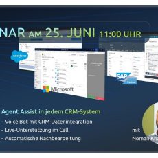 Agent Assist in jedem CRM-System (Webinar | Online) Agent Assist in jedem CRM-System (Webinar | Online)