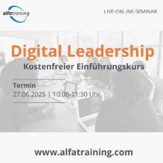 Digital Leadership – Einführungskurs (Webinar | Online)