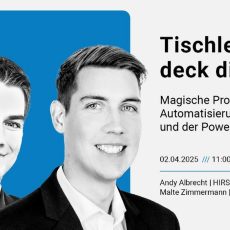 „Tischlein deck dich?!?“ Magische Prozesse und Automatisierung mit M365 und der Power Platform (Webinar | Online)