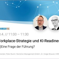 Workplace-Strategie und KI-Readiness: (K)Eine Frage der Führung? (Webinar | Online)