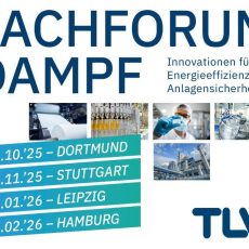 Fachforum Dampf: Innovationen für Energieeffizienz und Anlagensicherheit | Hamburg (Konferenz | Hamburg) Fachforum Dampf: Innovationen für Energieeffizienz und Anlagensicherheit | Hamburg (Konferenz | Hamburg)