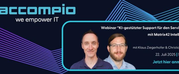 Webinar: KI-gestützter Support für den Service Desk (Webinar | Online)