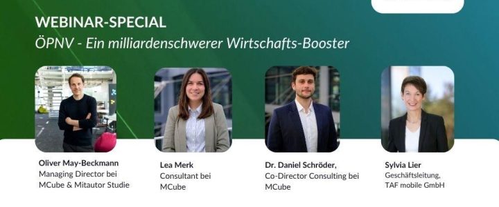 ÖPNV – Ein milliardenschwerer Wirtschafts-Booster – Webinar-Special (Webinar | Online)