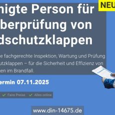 Befähigte Person für die Überprüfung von Brandschutzklappen (Schulung | Online)