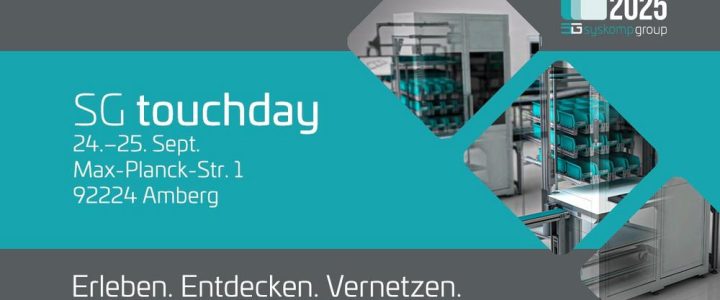 SG touchday 2025 – Ihre Hausmesse für smarte, skalierbare Produktionslösungen in Amberg (Messe | Amberg)