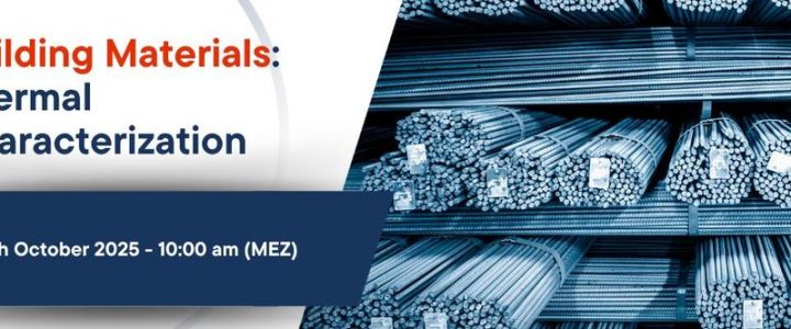 Thermal Characterization of Building Materials (Webinar | Online)