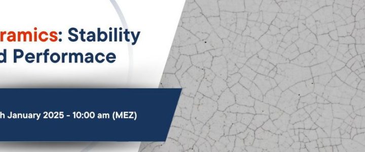 Thermal Analysis of Ceramics – Stability, Performance and Process Control (Webinar | Online)