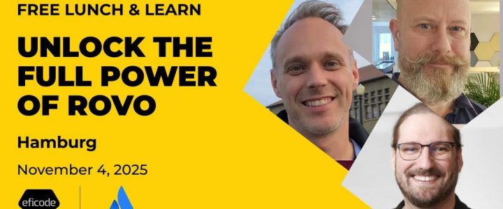 Free Lunch & Learn: Unlock the full power of Atlassian Rovo (Seminar | Hamburg)