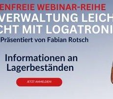 Webinar-Reihe „Lagerverwaltung leicht gemacht“ mit Logatronic – Folge 3: Informationen an Lagerbestä (Webinar | Online)