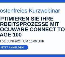 Optimieren Sie Ihre Arbeitsprozesse mit DocuWare Connect to Sage 100 (Webinar | Online)