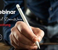 Elektronische Signaturen mit DocuWare! (Webinar | Online)
