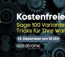 Sage 100 Varianten-Tricks für Ihre Warenwirtschaft! (Webinar | Online)