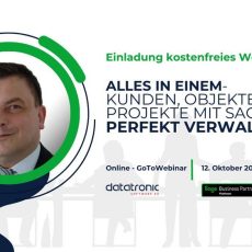 Alles in einem – Kunden, Objekte und Projekte mit Sage 100 xRM perfekt verwalten! (Webinar | Online)