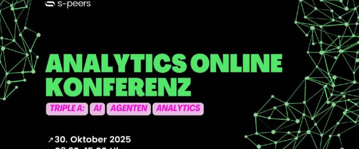 Analytics Online Konferenz 2025: Triple A: Ai, Agenten und Analytics (Konferenz | Online)