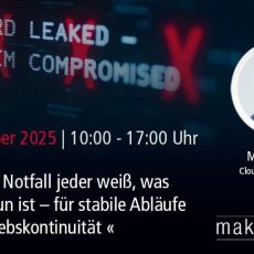 Workshop zum Thema Business Continuity Management (Workshop | Karlsruhe)