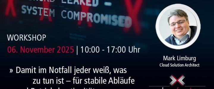 Workshop zum Thema Business Continuity Management (Workshop | Karlsruhe)