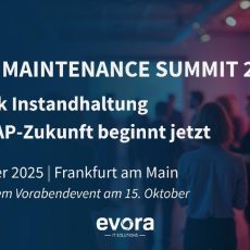 Evora Maintenance Summit 2025 (Konferenz | Frankfurt am Main) Evora Maintenance Summit 2025 (Konferenz | Frankfurt am Main)