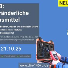 DGUV 3: ortsveränderliche Betriebsmittel (Schulung | Online) DGUV 3: ortsveränderliche Betriebsmittel (Schulung | Online)