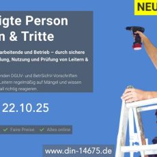Befähigte Person Leitern & Tritte (Schulung | Online)