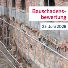 27. EIPOS-Sachverständigentag Bauschadensbewertung (Kongress | Dresden)