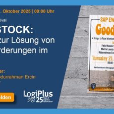 Web-Seminar „GoodStock: Das SAP EWM Festival! 4 Songs zur Lösung von Herausforderungen im Lager.“ (Webinar | Online) Web-Seminar „GoodStock: Das SAP EWM Festival! 4 Songs zur Lösung von Herausforderungen im Lager.“ (Webinar | Online)