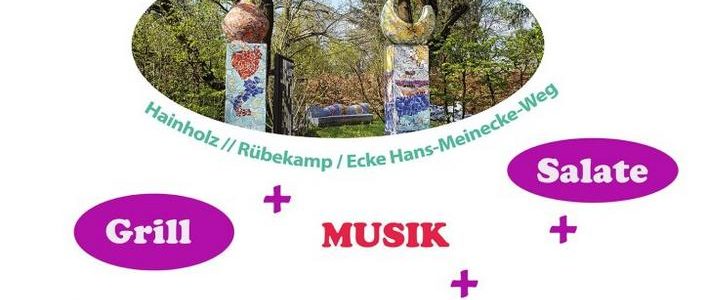 Abschlussfest im Teegarten Hainholz mit Acrylic Pouring am 14. September 2025 (Unterhaltung / Freizeit | Hannover)