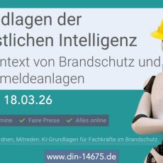 Grundlagen der Künstlichen Intelligenz Im Kontext von Brandschutz und Brandmeldeanlagen (Schulung | Online)