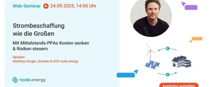 Webinar: Strombeschaffung wie die Großen (Webinar | Online)
