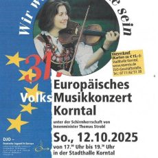 Wir wollen Brücke sein – 31. Europäisches Volksmusikkonzert in Korntal (Unterhaltung / Freizeit | Korntal-Münchingen)