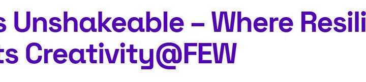 She’s Unshakeable – Where Resilience Meets Creativity@FEW (Workshop | Hamburg) She’s Unshakeable – Where Resilience Meets Creativity@FEW (Workshop | Hamburg)