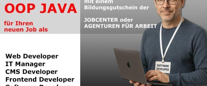 Mit Java fit für Softwareentwicklung & Webprojekte (Schulung | Berlin) Mit Java fit für Softwareentwicklung & Webprojekte (Schulung | Berlin)