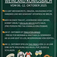 Trachten-Woche im Weinland Königsbach (Unterhaltung / Freizeit | Neustadt an der Weinstraße)