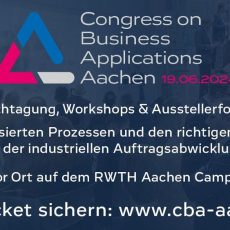 Congress on Business Applications – CBA Aachen 2024 (Konferenz | Aachen)