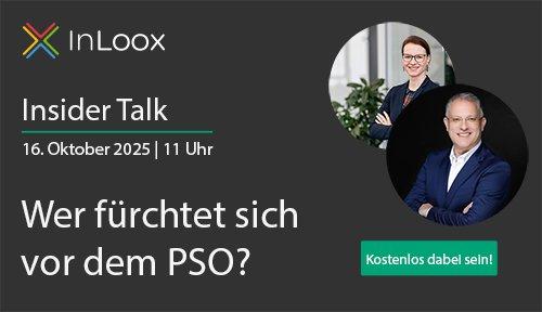 InLoox Insider Talk: Wer fürchtet sich vor dem PSO? (Webinar | Online) InLoox Insider Talk: Wer fürchtet sich vor dem PSO? (Webinar | Online)