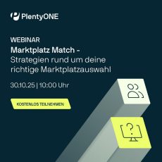 Marktplatz Match – Strategien rund um deine richtige Marktplatzauswahl (Webinar | Online)