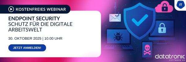 🔐 Endpoint Security – Schutz für die digitale Arbeitswelt! (Webinar | Online) 🔐 Endpoint Security – Schutz für die digitale Arbeitswelt! (Webinar | Online)