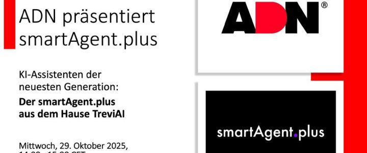 KI-Assistenten der neuesten Generation: Der smartAgent.plus von TreviAI (Webinar | Online) KI-Assistenten der neuesten Generation: Der smartAgent.plus von TreviAI (Webinar | Online)